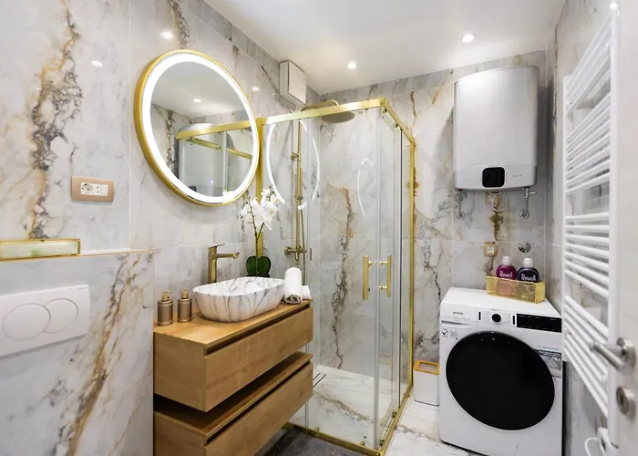 公寓 Golden View Luxury 斯普利特